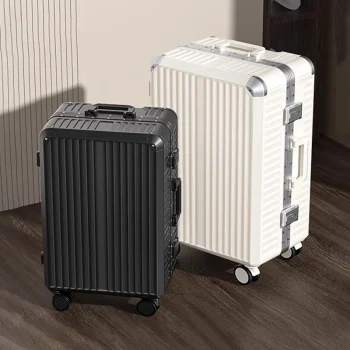 KF14 Travel Suitcase Front Opening Boarding Box Trolley Case