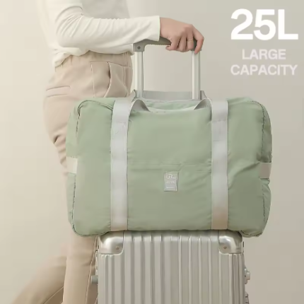 Waterproof Foldable Travel Duffle Bag Large Capacity Carry On Tote Luggage Storage Bag with Multiple Pockets